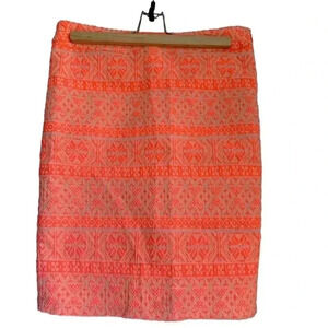 Pink Martini  creamsicle summer Pencil skirt,Small